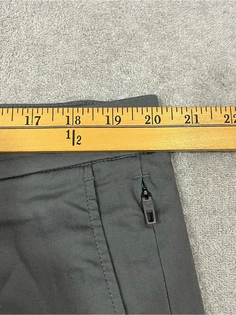 BIRD DOGS FLAT FRONT STRETCH PERFORMANCE GOLF PANTS 40 x 30 Gray